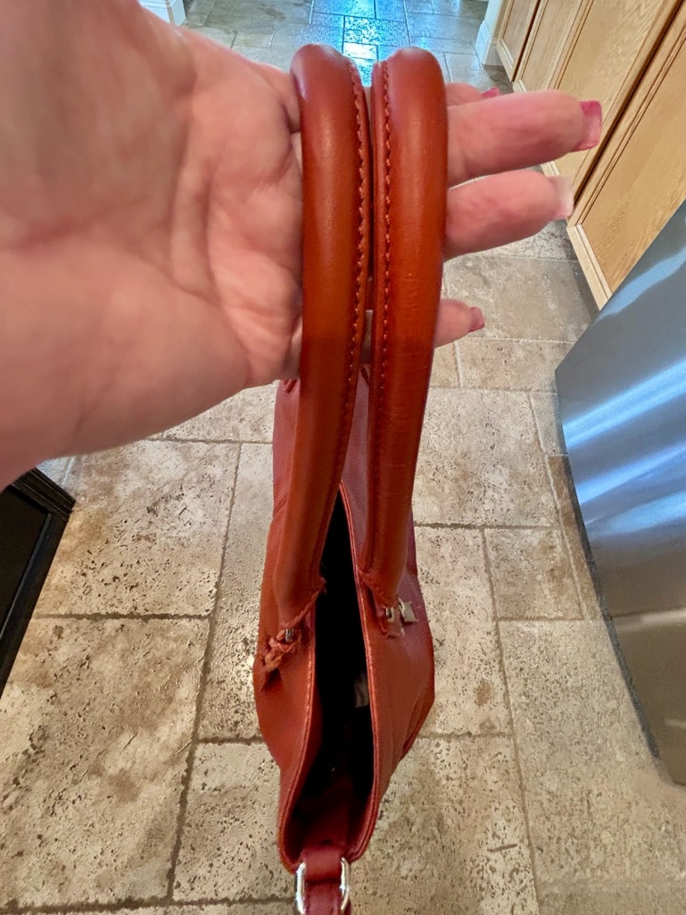 Cole Haan Burnt Orange Leather Tote 🍁🍊 - Picture 11 of 16